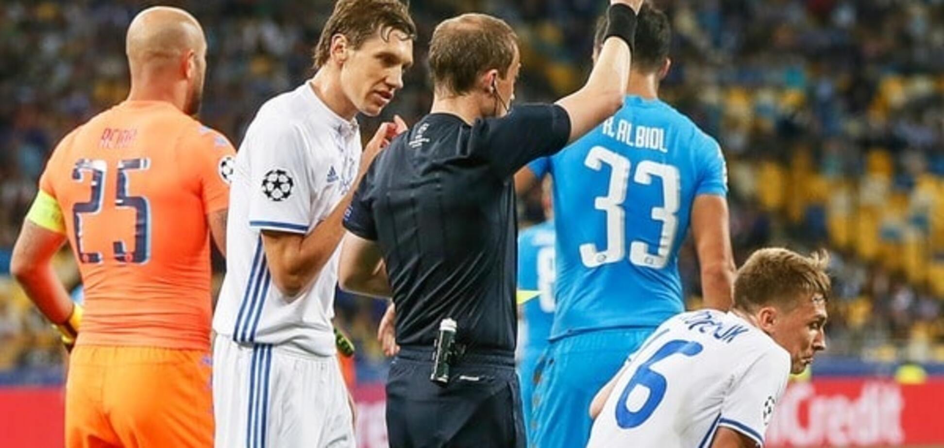 'Перебор': Реброва призвали наказать полузащитника 'Динамо'