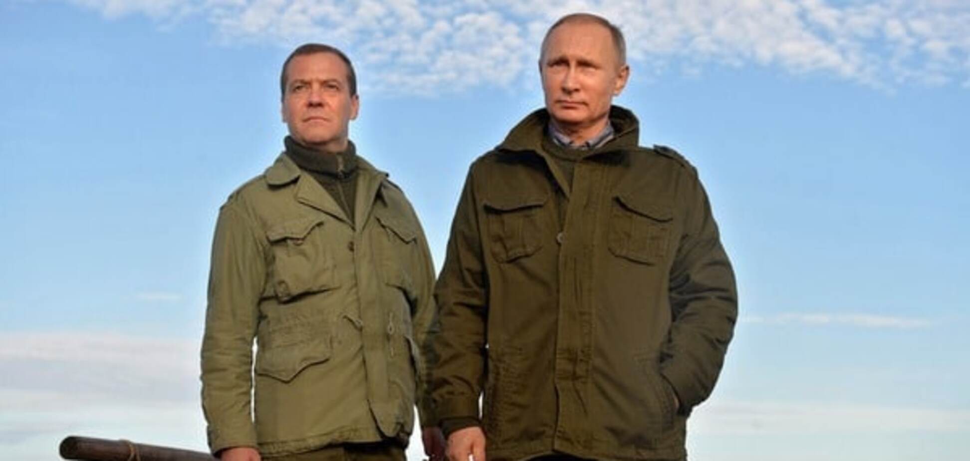 Как Путин и Медведев 'торговали мордочками'