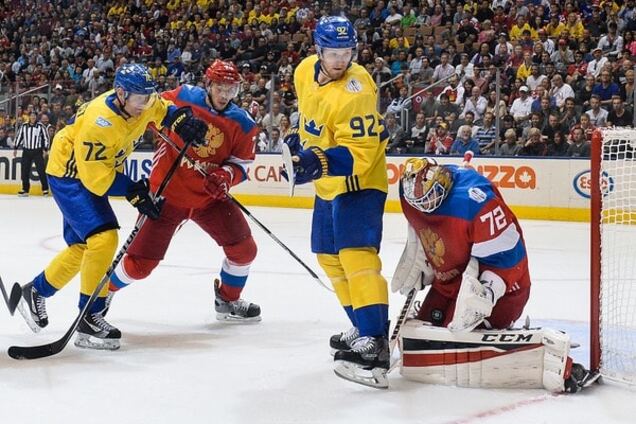 Росія зі скандалом програла Швеції на Кубку світу з хокею