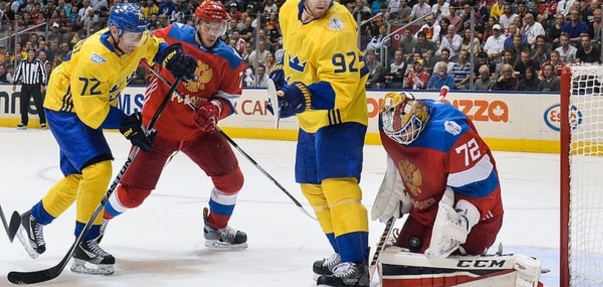 Росія зі скандалом програла Швеції на Кубку світу з хокею