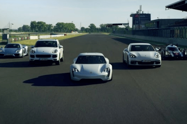 Porsche представил всю линейку электрокаров в одном видеоролике