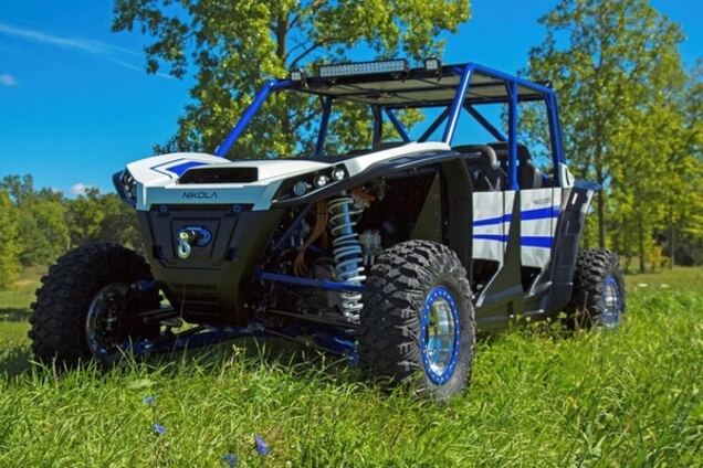 Представлена серийная версия электрического полноприводного багги Nikola Zero: фото