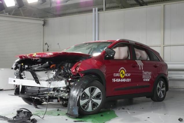 Kia Niro прошел краш-тест по новым правилам Euro NCAP: видеофакт
