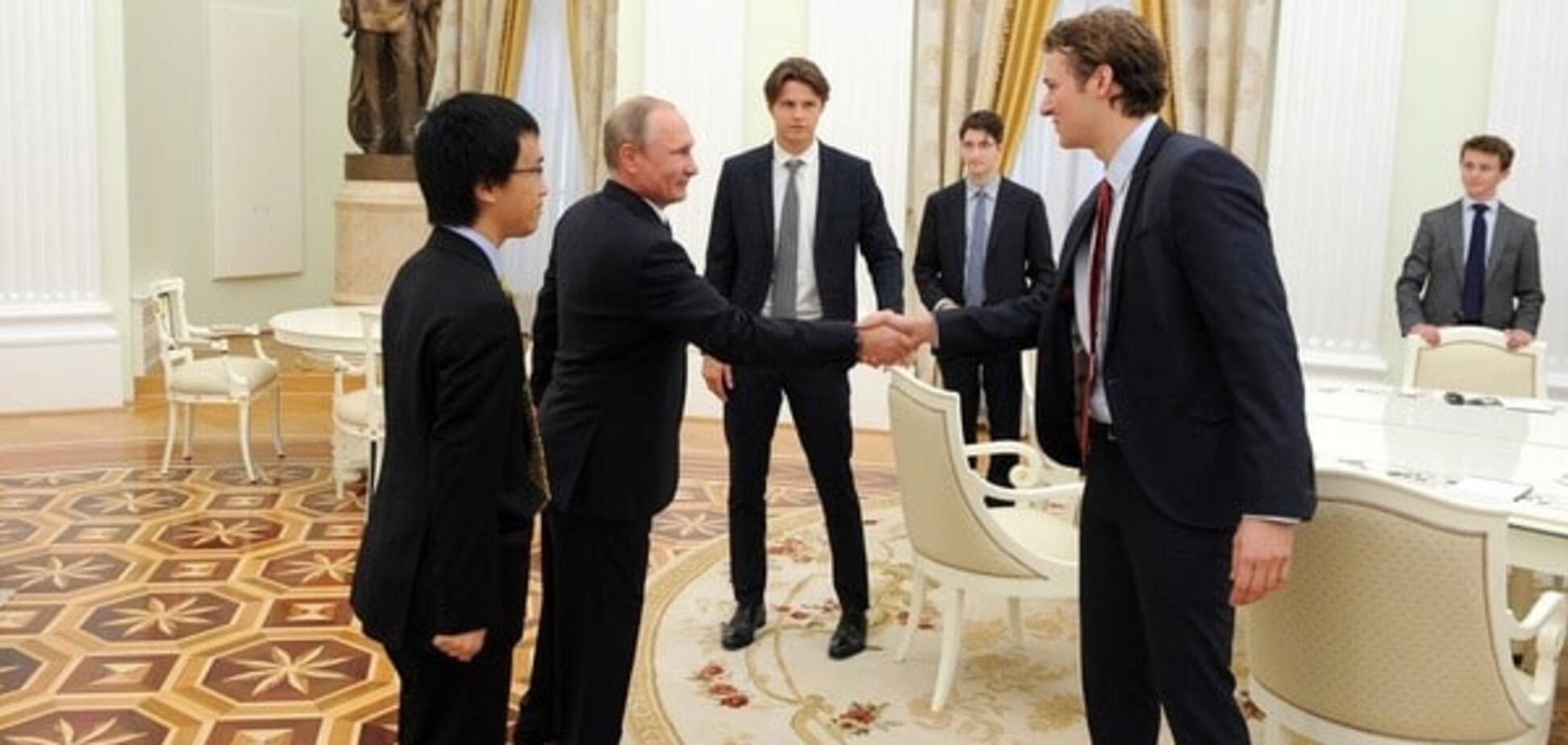 Путин и студенты Итона