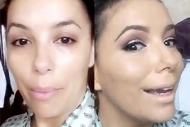 Ева Лонгория показала, как наносит макияж: преображение актрисы