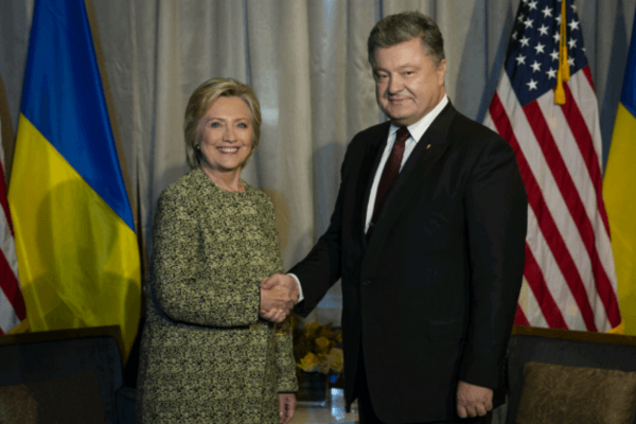 Порошенко в Нью-Йорке встретился с Хиллари Клинтон