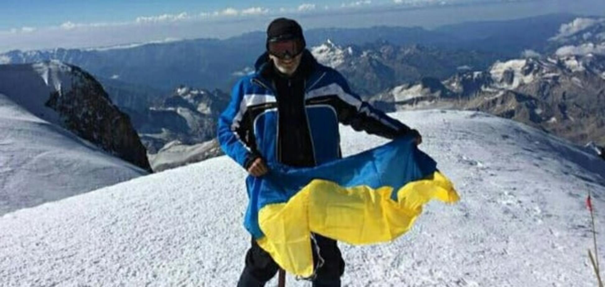 'Диверсант': у Росії підлеглий Матіоса підняв прапор України над Ельбрусом