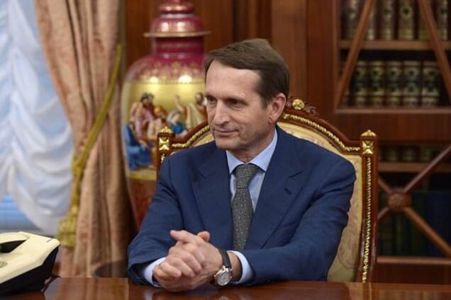Путин назначил главой Внешней разведки экс-спикера Госдумы Нарышкина
