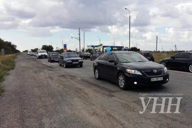 'Дойдем до позиций россиян': на Чонгаре отметили годовщину блокады Крыма