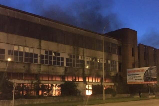 Пожар в Ужгороде