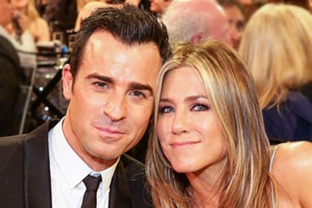 Джастин Теру и Дженнифер Энистон