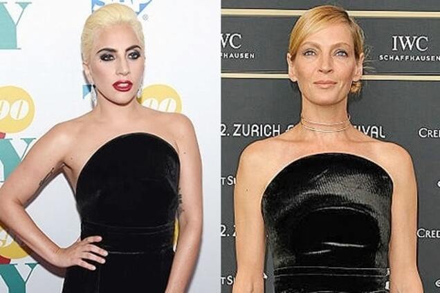 Леди Гага и Умы Турман
