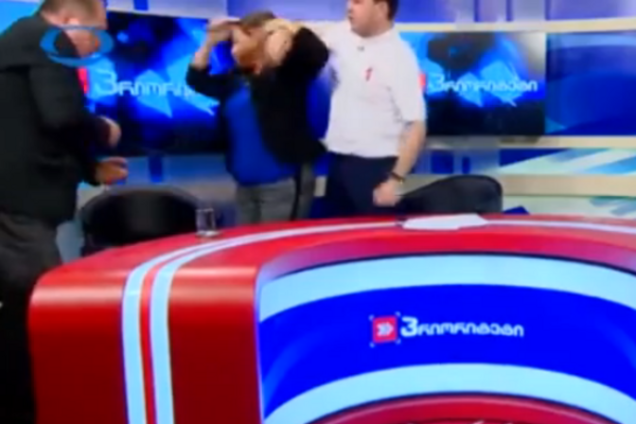 Драка на ТВ