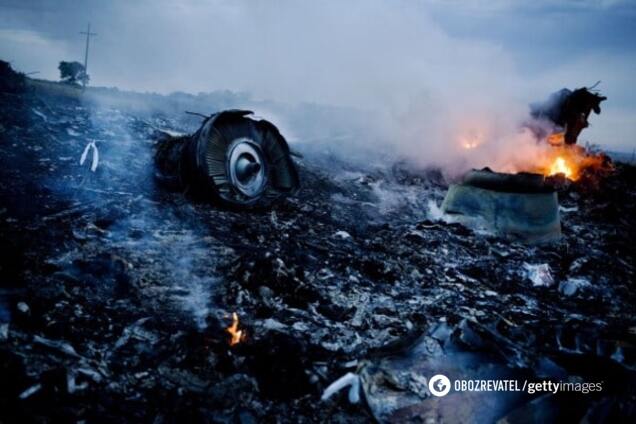 Місце катастрофи MH17