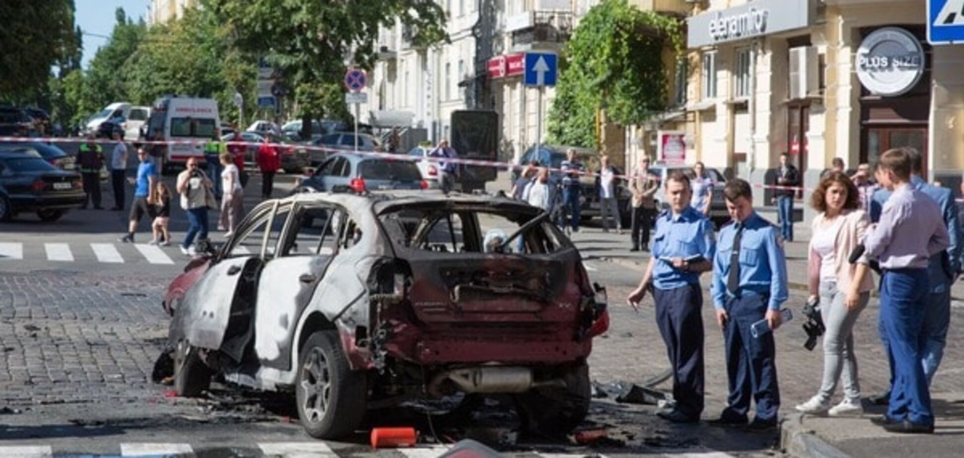 Место убийства Шеремета