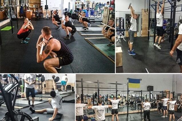 Учасники проекту «Кросфіт для військових»