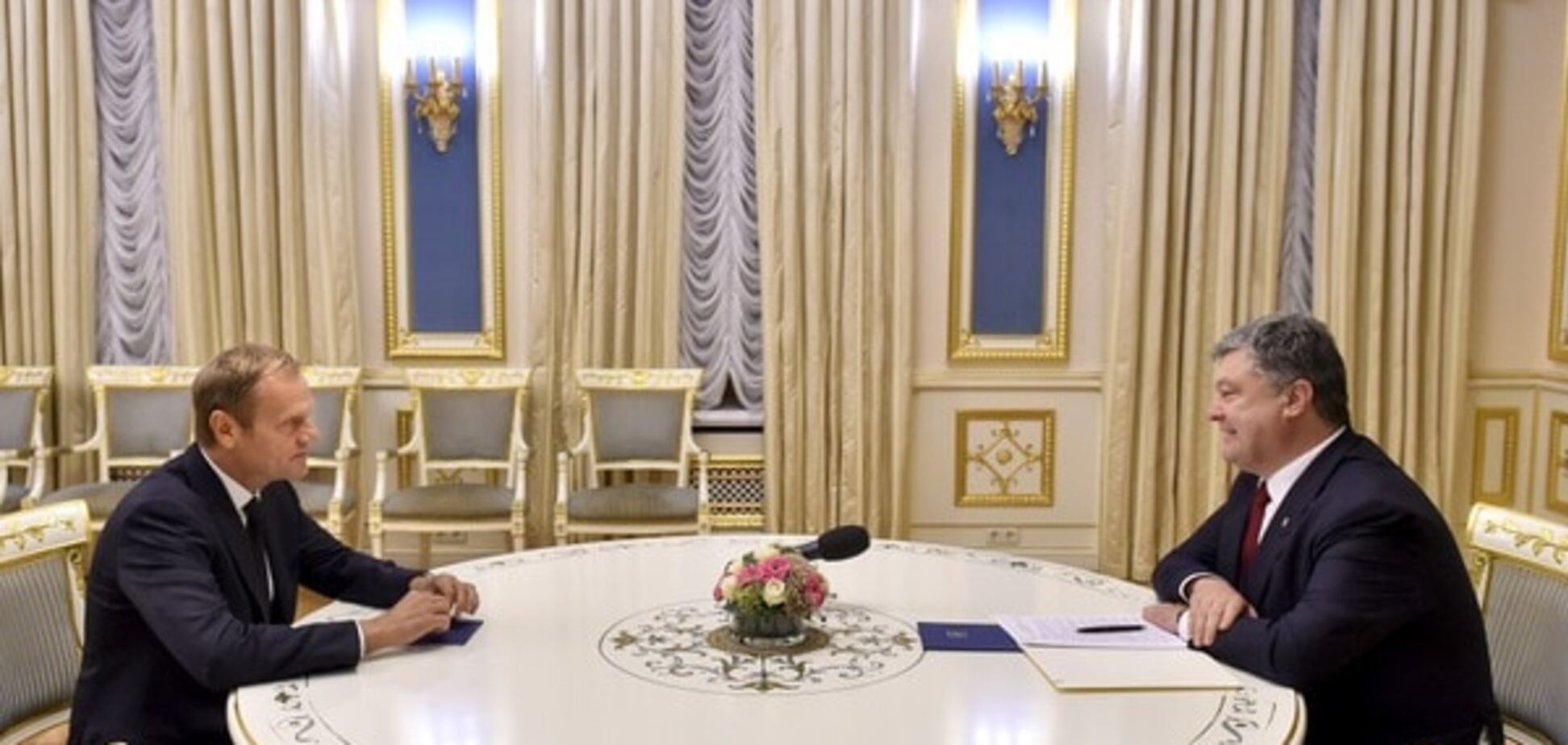 Дональд Туск і Петро Порошенко