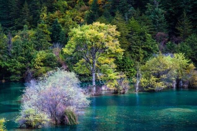 Национальный парк Цзючжайгоу в Китае