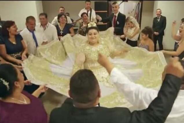 Роскошная свадьба ромов