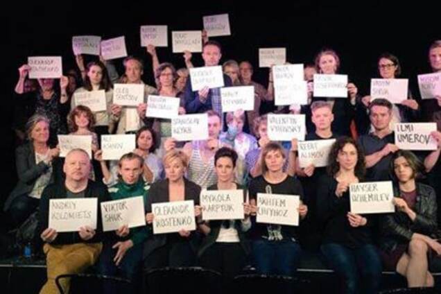 Акция поддержки Ильми Умерова в Лондоне