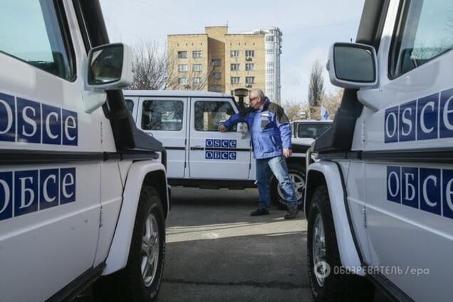 Фура и авто миссии ОБСЕ