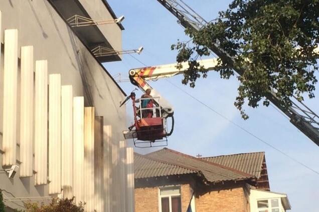 Пожар на Интере