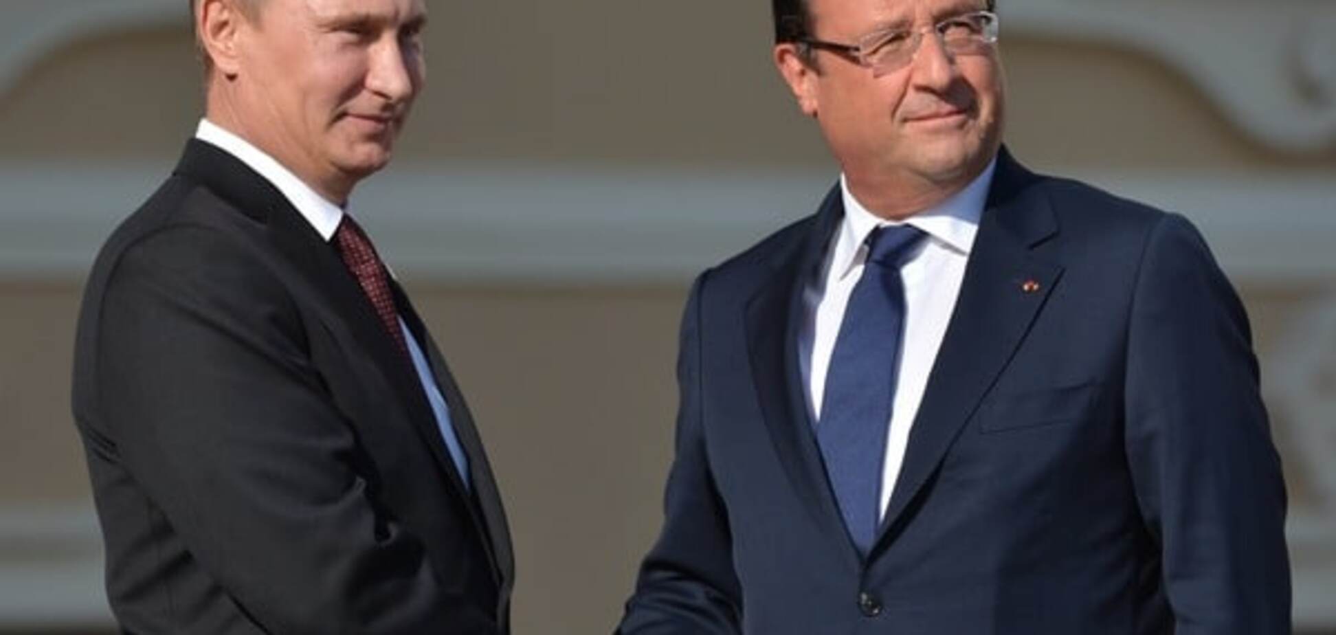 Франсуа Олланд і Володимир Путін