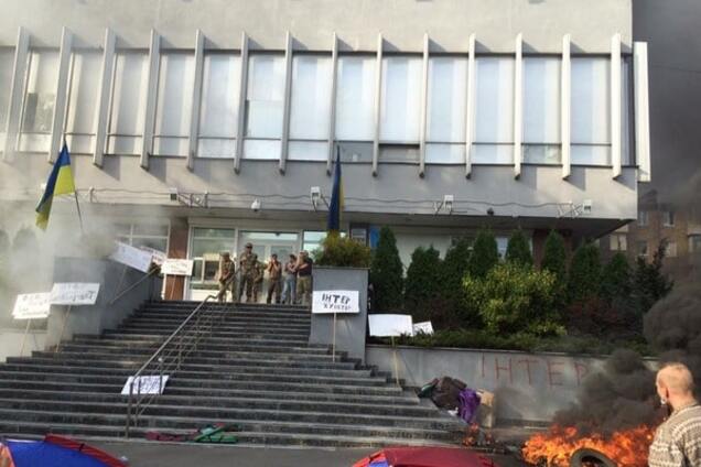 Поджог здания телеканала Интер