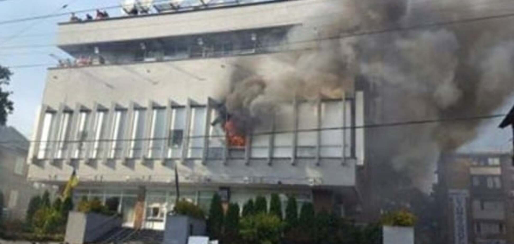 Пожар на Интере