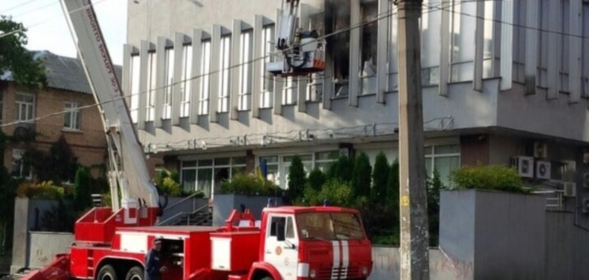 Пожар на Интере