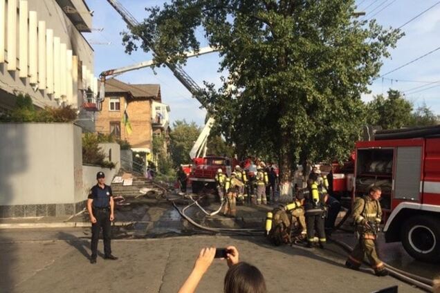 Пожар на Интере