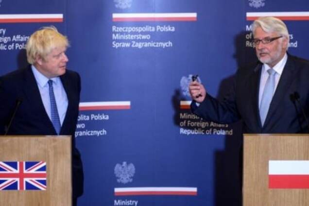 Витольд Ващиковский и Борис Джонсон