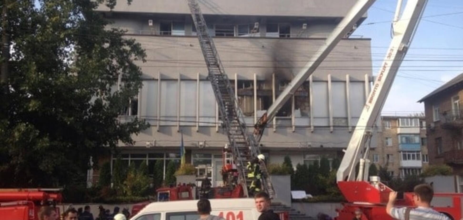 Работали две группы: очевидец пожара на 'Интере' поделился подробностями