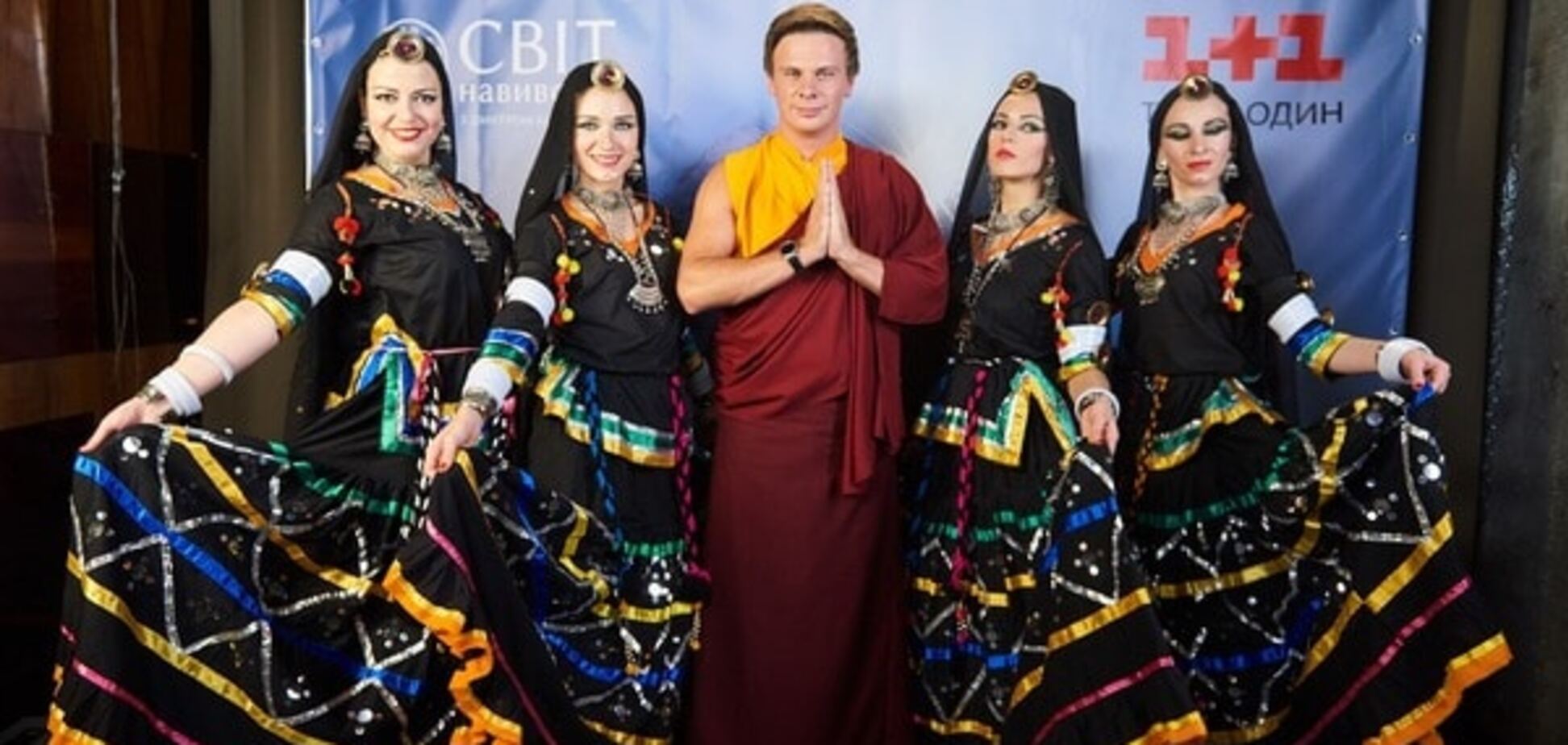 Дмитрий Комаров в образе тибетского монаха презентовал 8-й сезон экстремального тревел-шоу 'Мир наизнанку'