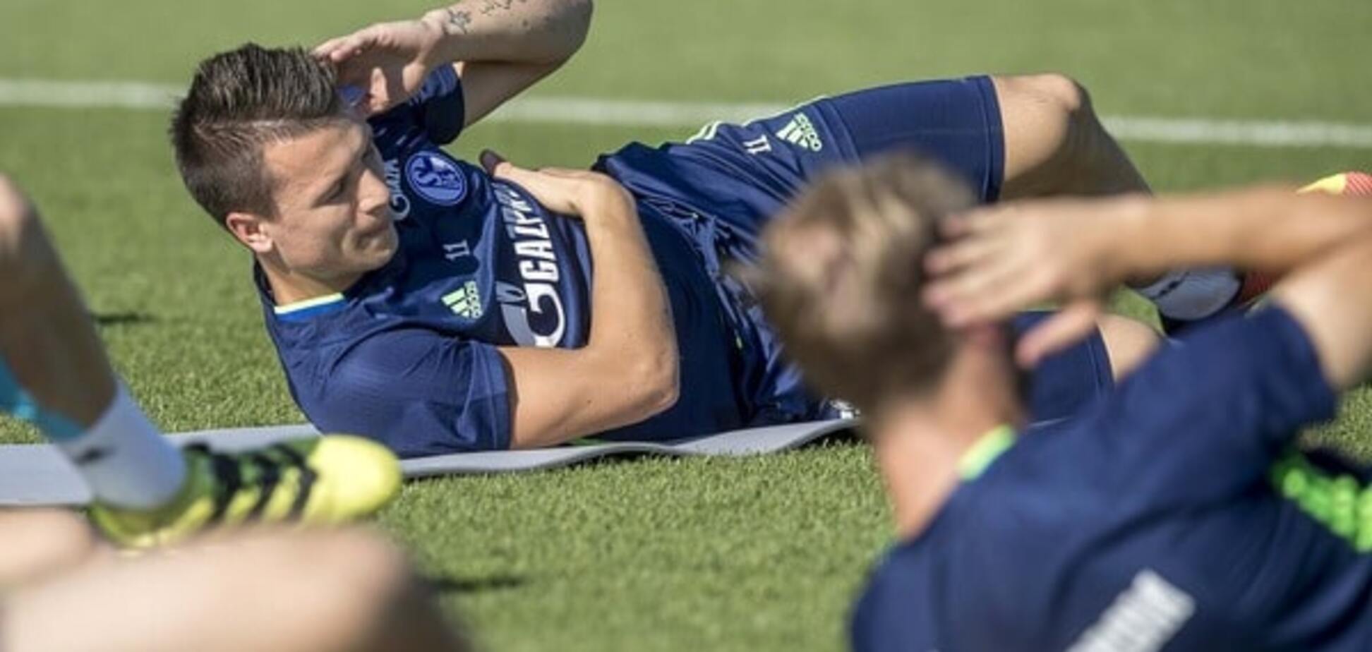 Коноплянка провел первую тренировку в новом клубе: видеофакт