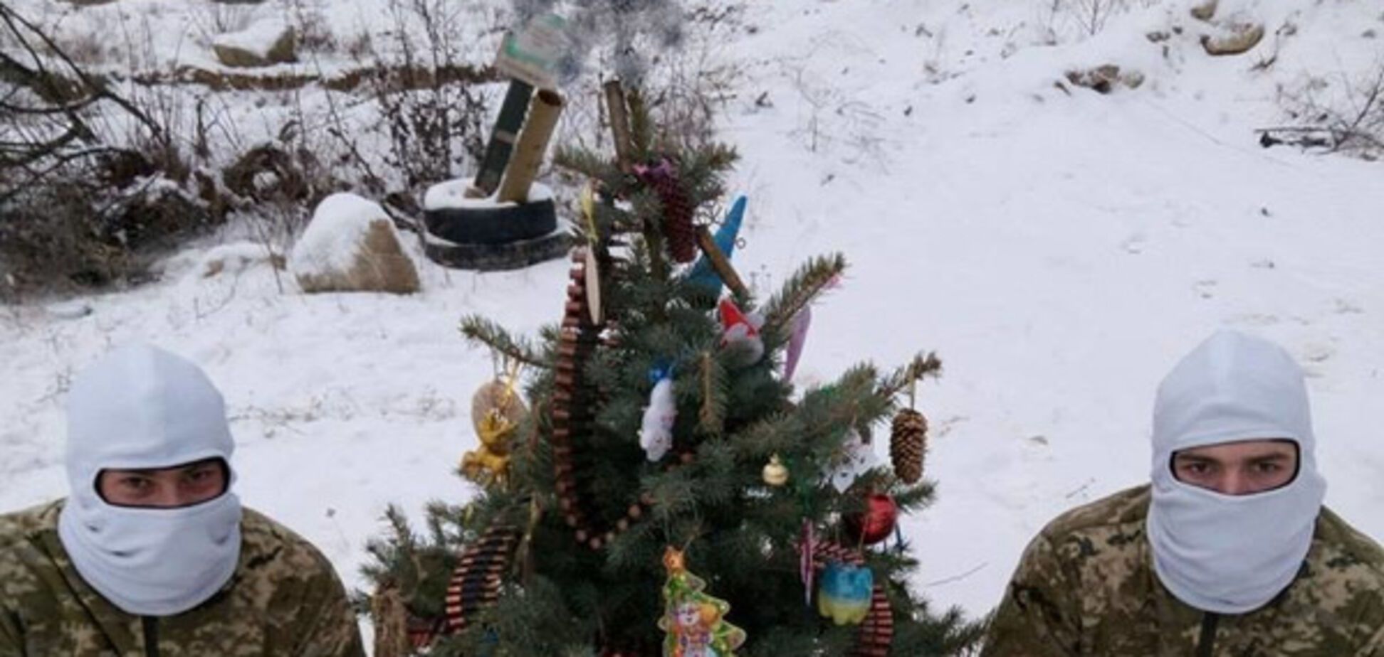 Елка в зоне АТО