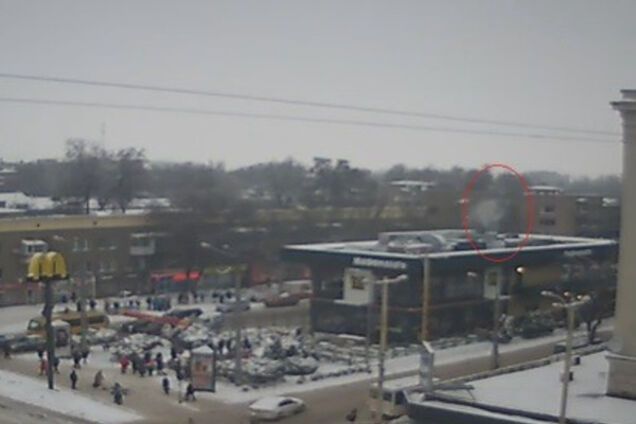 В Запорожье горел недавно открытый 'Макдональдс'