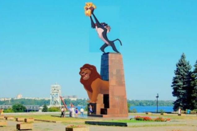 Альтернативный взгляд на памятник Ленину