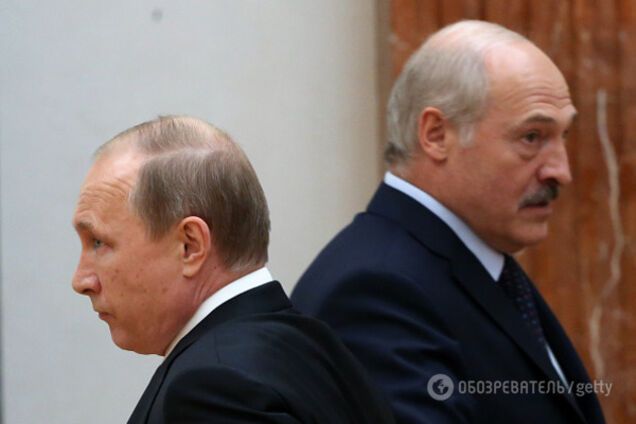 Владимир Путин и Александр Лукашенко