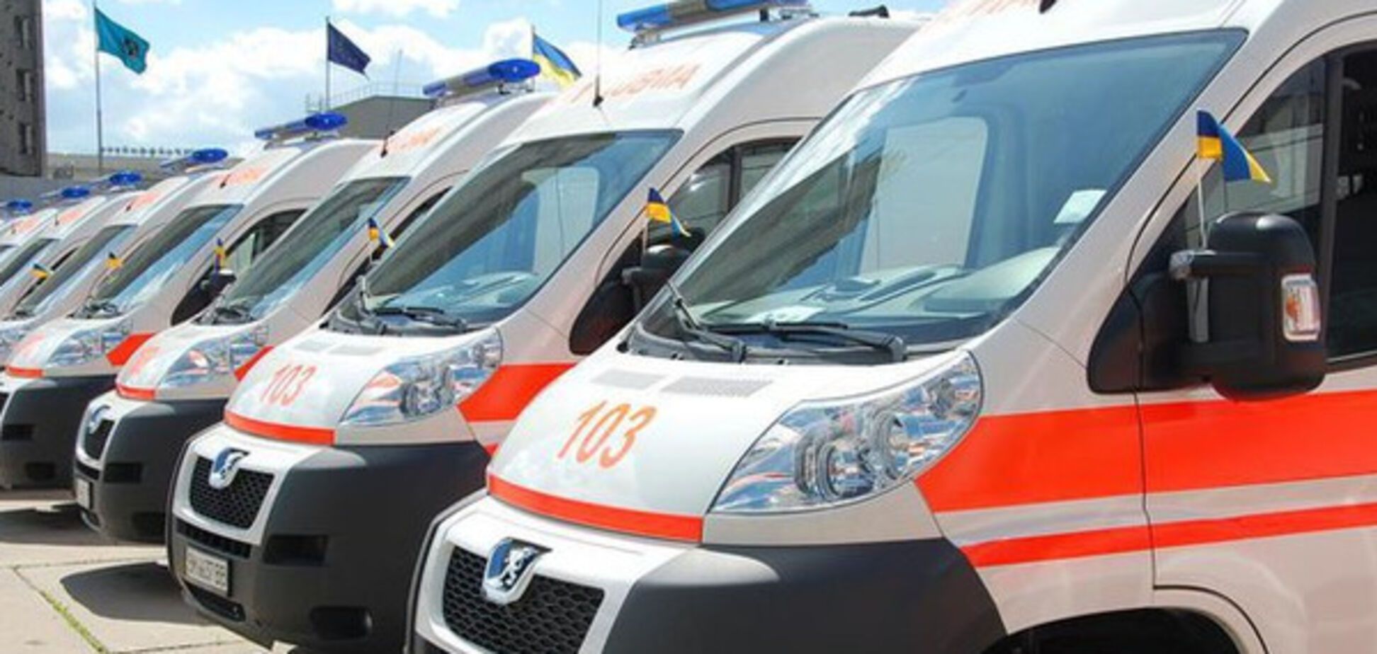 В Запорожской области легковушка протаранила скорую