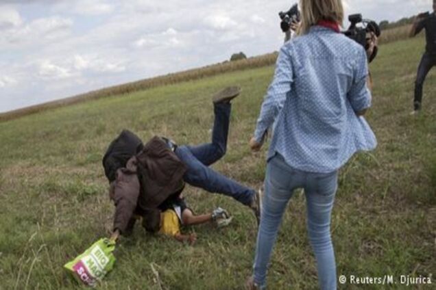 Угорську журналістку засудили за підніжку сирійському біженцю