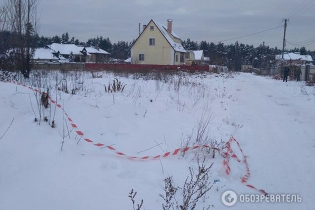 Место перестрелки в Княжичах