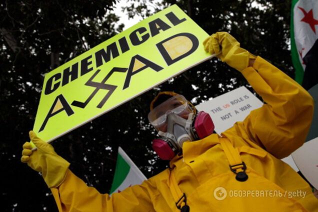 протест против Асада