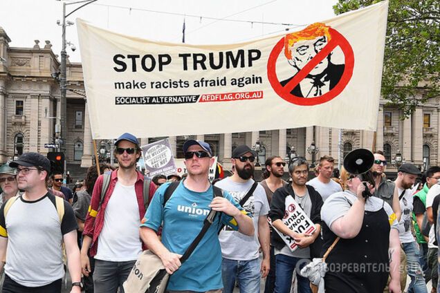 трамп протест инаугурация