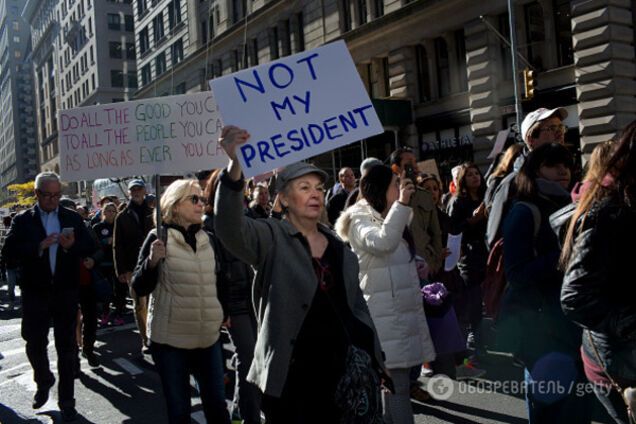 трамп выборы протест