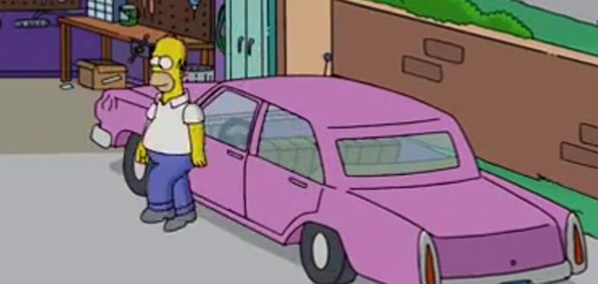 На чем ездят в 'Симпсонах': впервые названа марка автомобиля Гомера