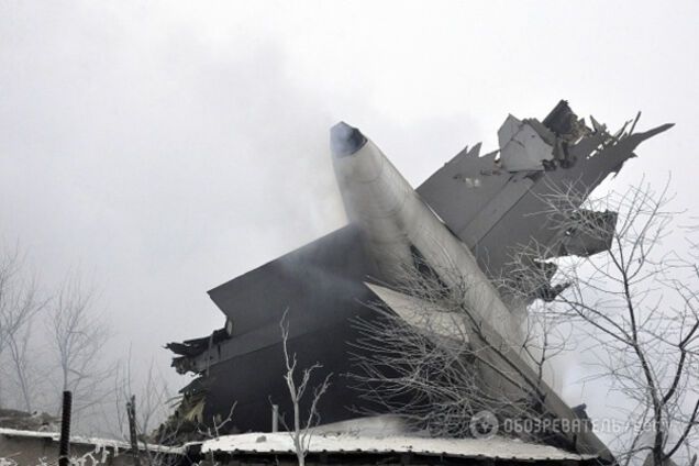 Крушение самолета в Кыргызстане