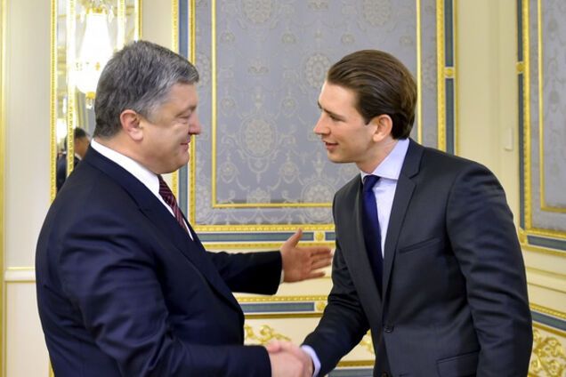 Петр Порошенко и Себастьян Курц