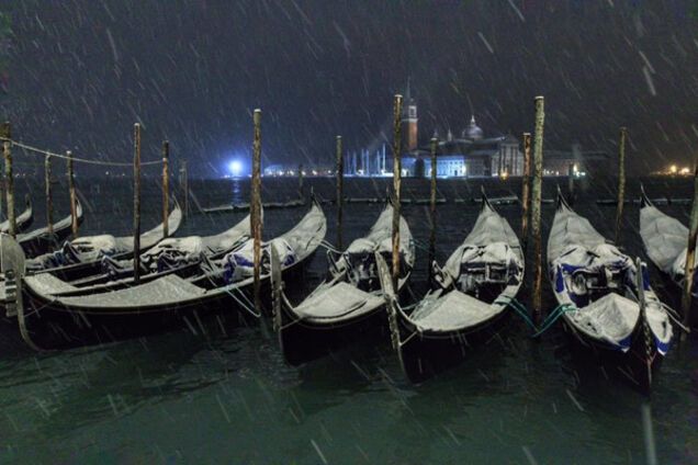 Венеция в снегу