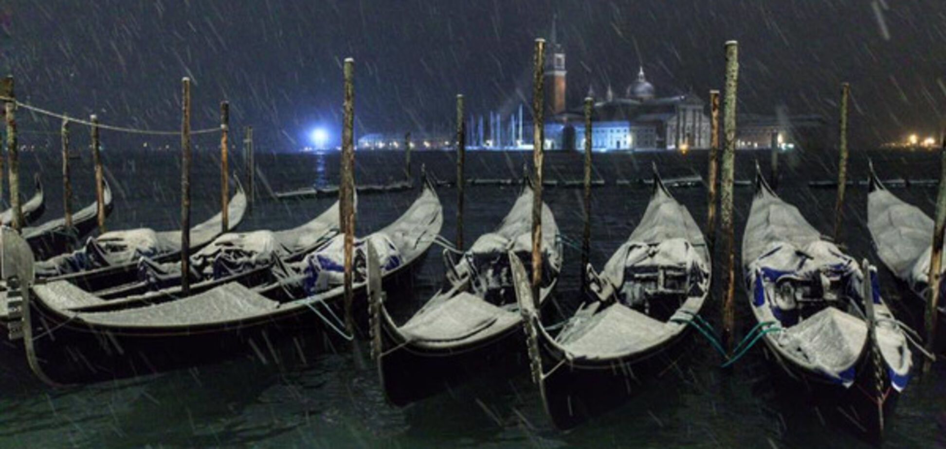 Венеція у снігу